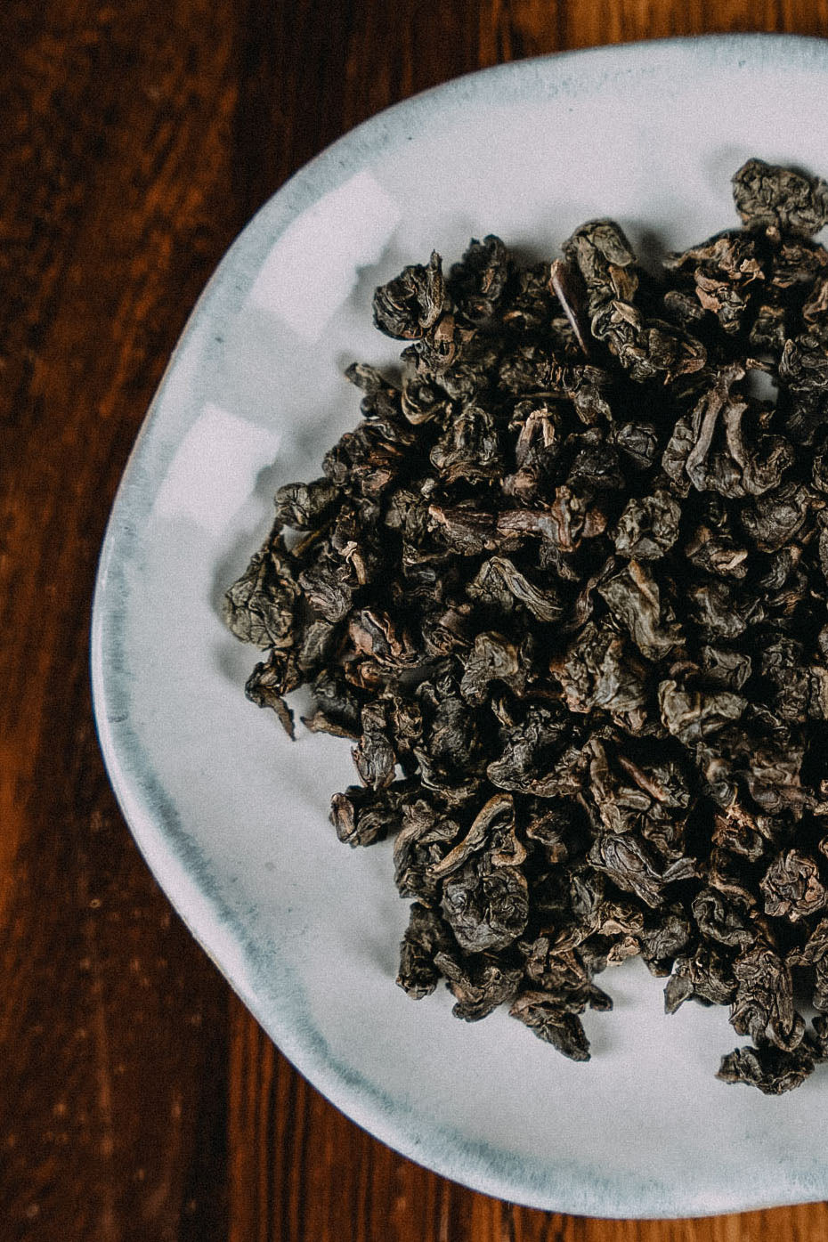 feingerollte Oolongblätter Once Upon a Time Vintage Oolong aus Taiwan